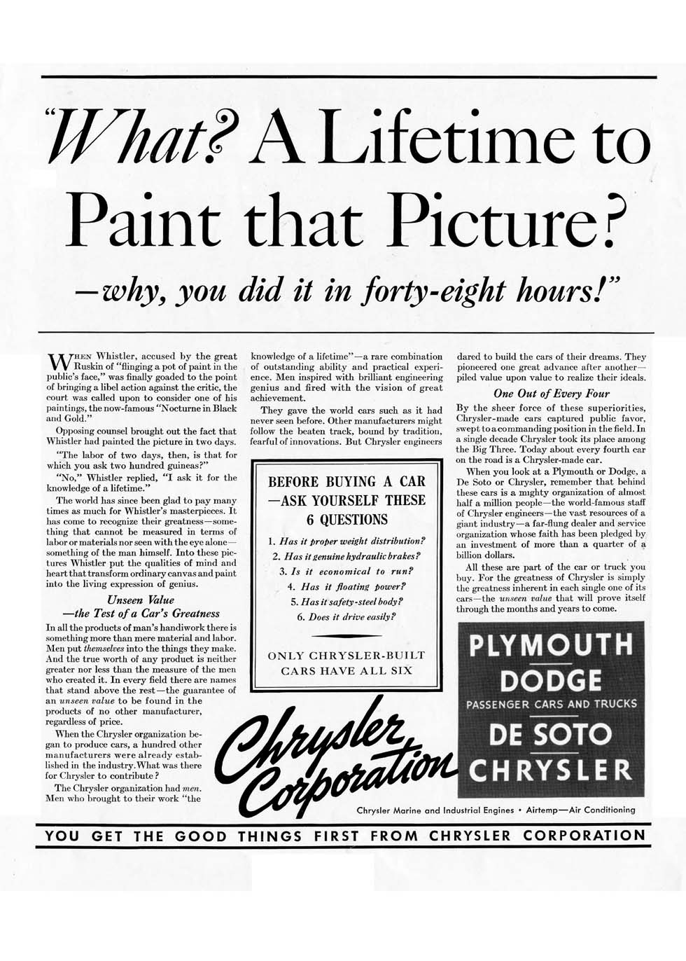 1938 Chrysler Corporation